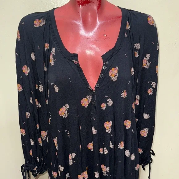 Free People Winter Sun Floral Tunic dress - Picture 5 of 8